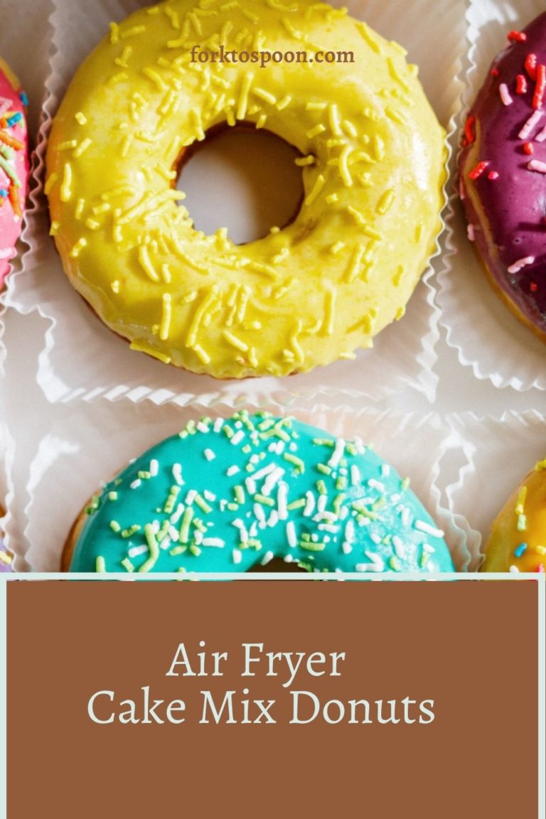 Air Fryer Cake Mix Donuts Fork To Spoon
