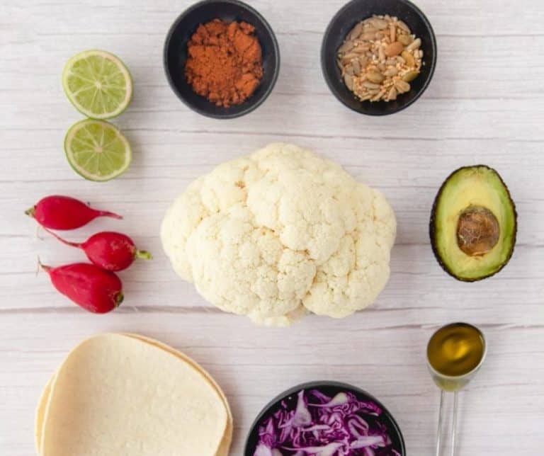 Air Fryer Cauliflower Tacos Fork To Spoon