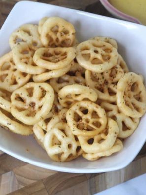 Air Fryer Chicharrones (Mexican Wheat Wagon Wheels)