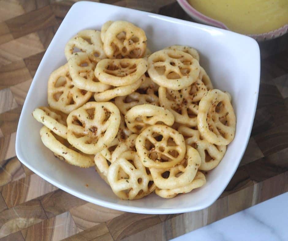 air-fryer-chicharrones-mexican-wheat-wagon-wheels-fork-to-spoon