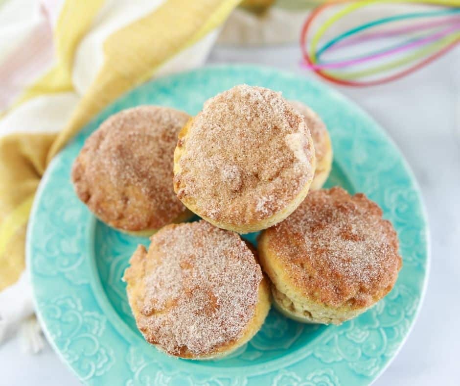 Air Fryer Cinnamon Sugar Donut Muffins