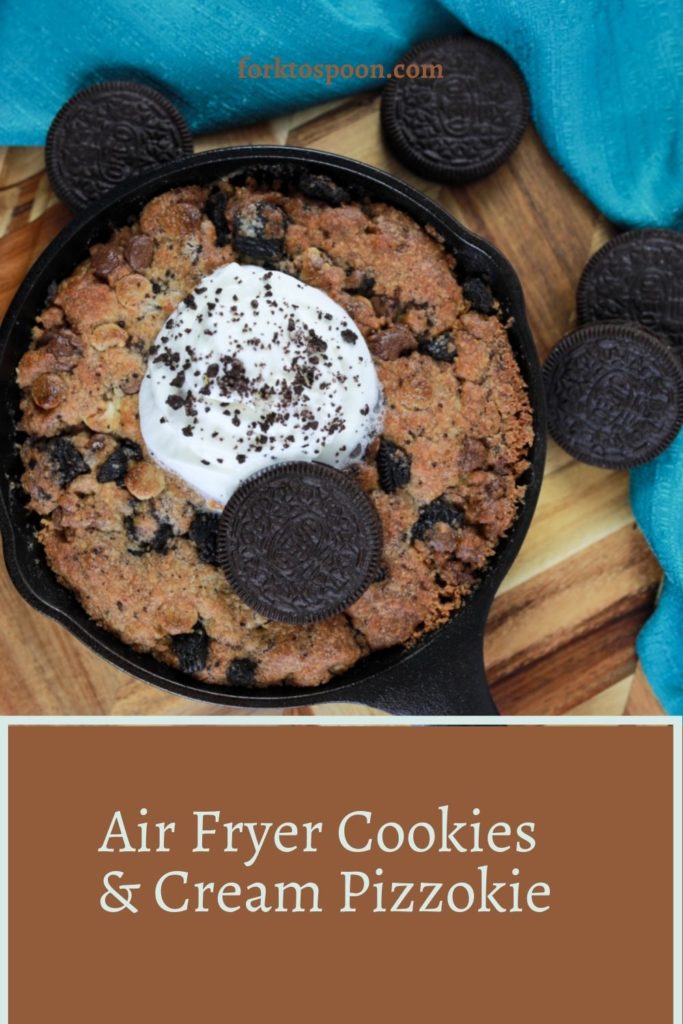 Air Fryer Cookies & Cream Pizzokie
