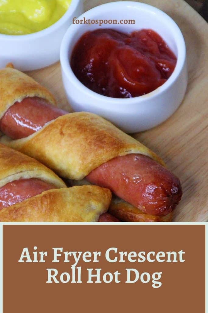 Air Fryer Crescent Roll Hot Dog