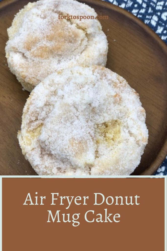 Air Fryer Donut Mug Cake