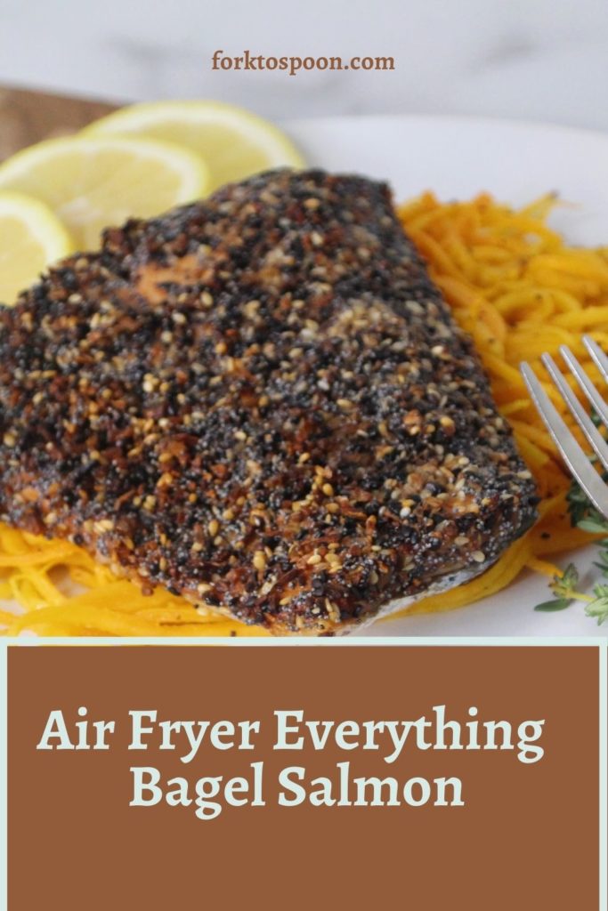 Air Fryer Everything Bagel Salmon