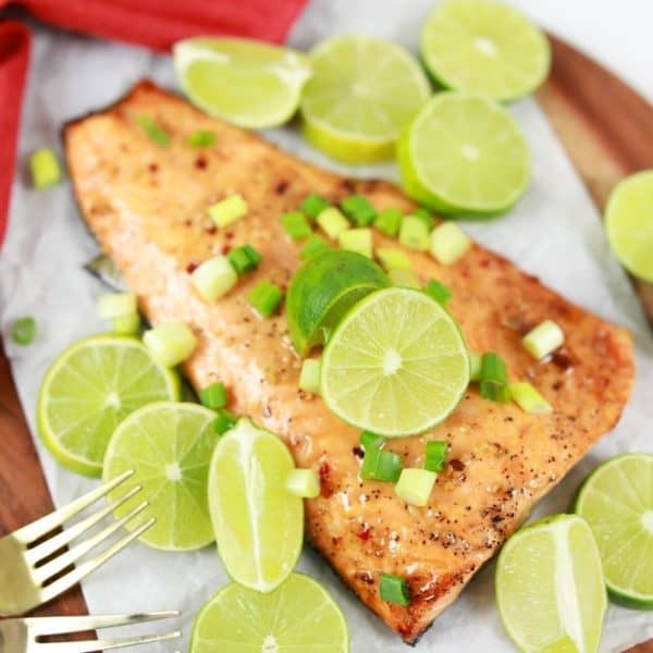 Air Fryer Firecracker Salmon Fork To Spoon