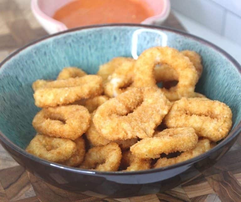 Air Fryer Frozen Calamari - Fork To Spoon