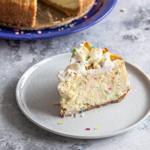 Air Fryer Funfetti Cheesecake Fork To Spoon