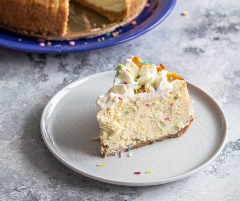 Air Fryer Funfetti Cheesecake Fork To Spoon