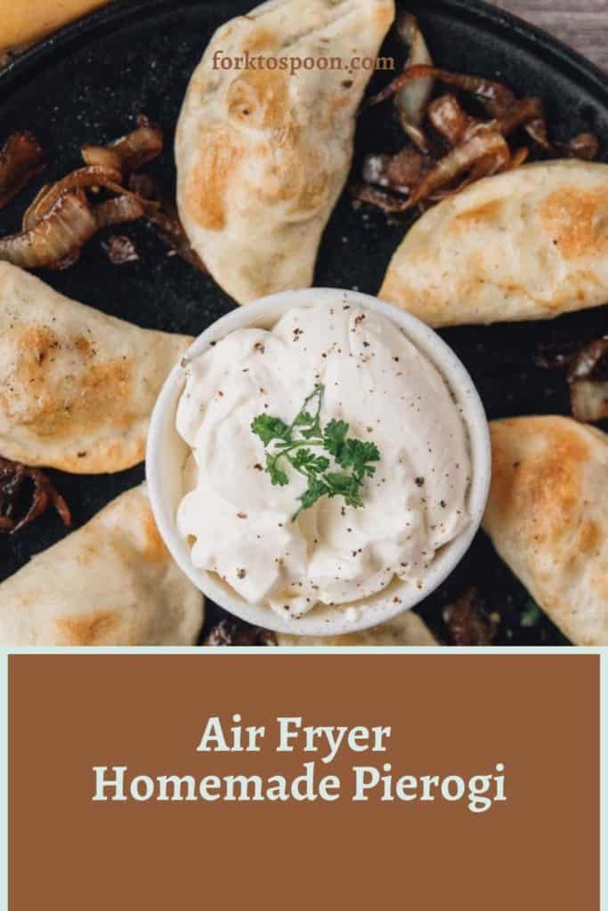 Air Fryer Homemade Pierogi
