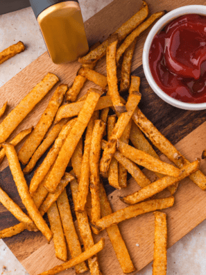 Crispy, healthy, and easy to make, Air Fryer Jicama Fries are a low-carb alternative to regular fries, perfect for a tasty snack or side dish