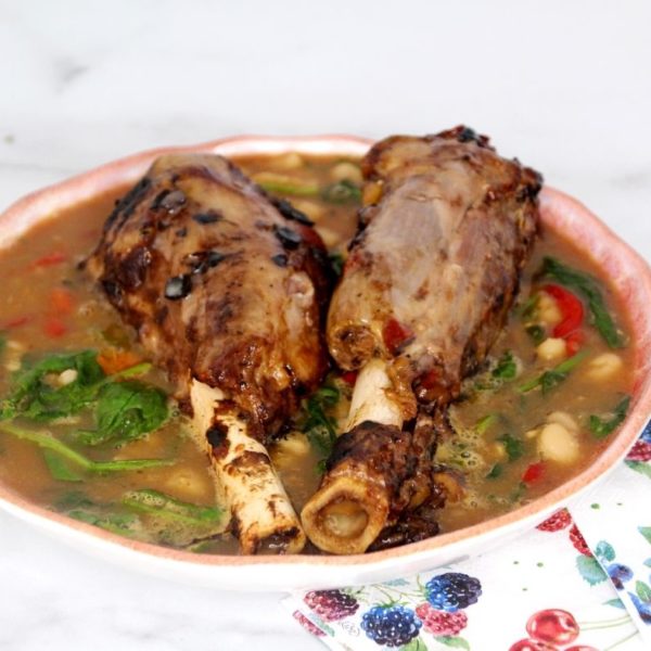 Air Fryer Lamb Shanks - Fork To Spoon