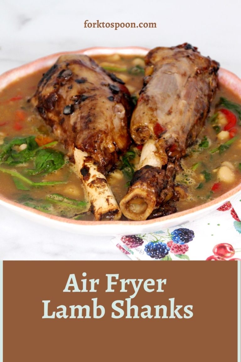 Air Fryer Lamb Shanks - Fork To Spoon