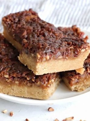 Air Fryer Maple Pecan Bars