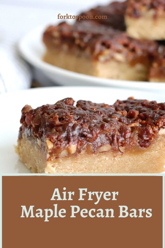 Air Fryer Maple Pecan Bars