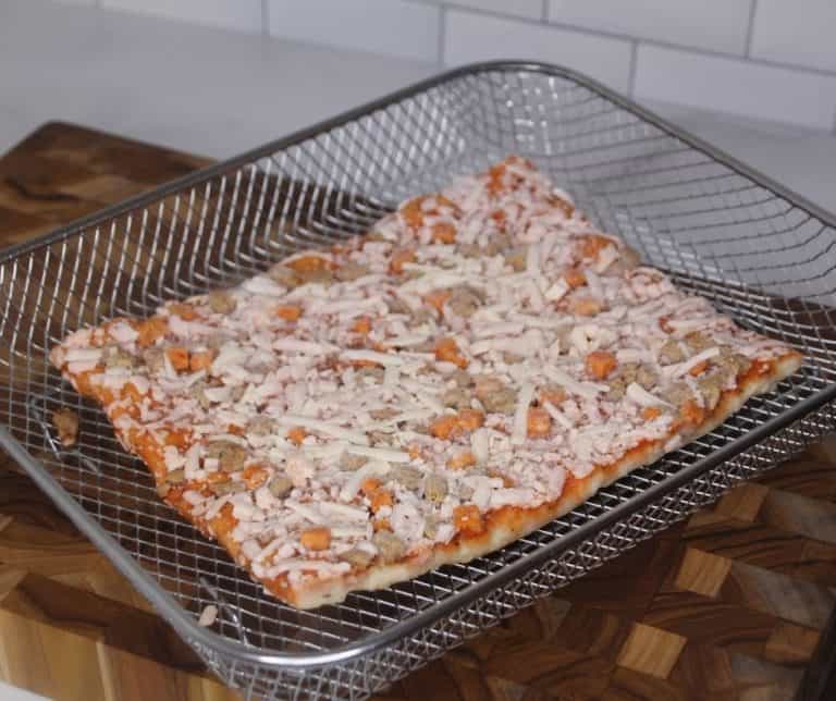 Totino's Party Pizza In Air Fryer Fork To Spoon