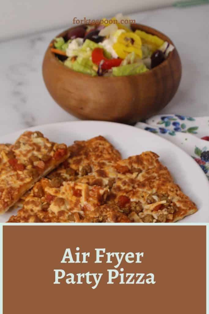 Air Fryer Party Pizza