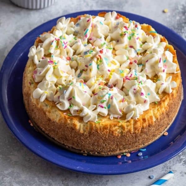 Air Fryer Funfetti Cheesecake Fork To Spoon