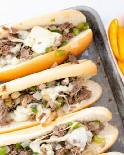 Air Fryer Philly Cheesesteaks