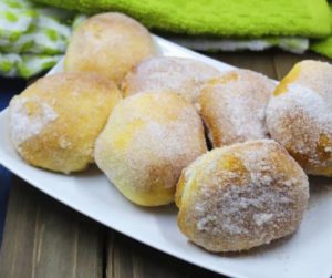 Air Fryer Apple Stuffed Donuts