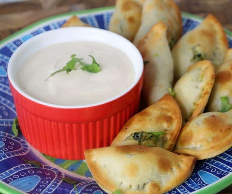 Air Fryer Spinach and Cheese Empanadas Fork To Spoon