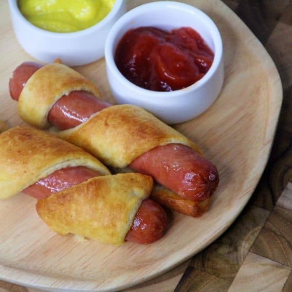 Air Fryer Crescent Roll Hot Dog Fork To Spoon