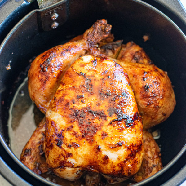 Reheat Rotisserie Chicken in Air Fryer - Fork To Spoon