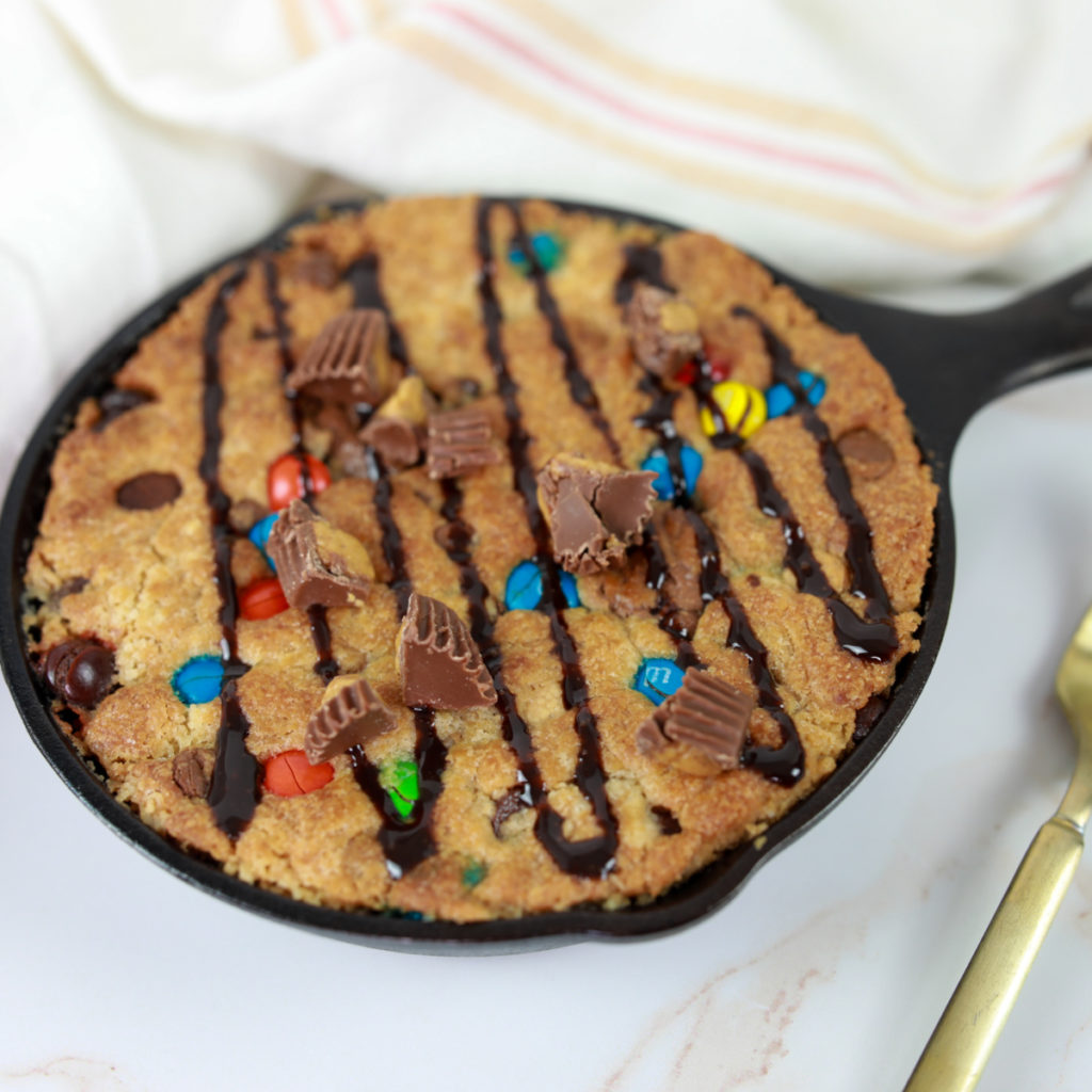 Air Fryer Peanut Butter Pizzokie