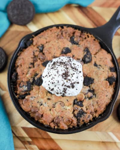 Air Fryer Cookies & Cream Pizzokie