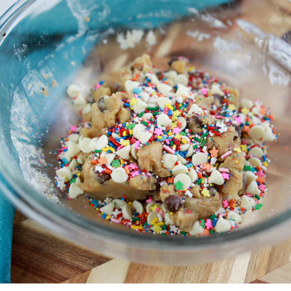 Air Fryer Funfetti Skillet Cookie