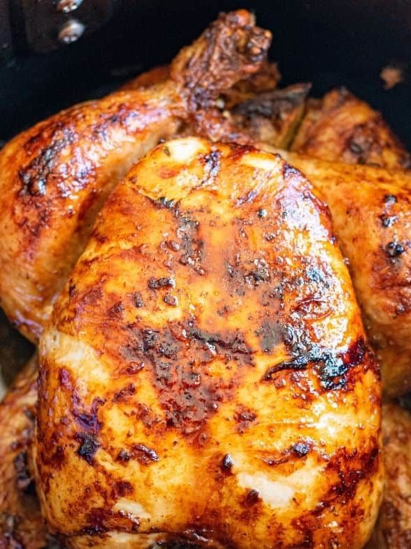 Air Fryer Rosemary Roasted Chicken Fork To Spoon