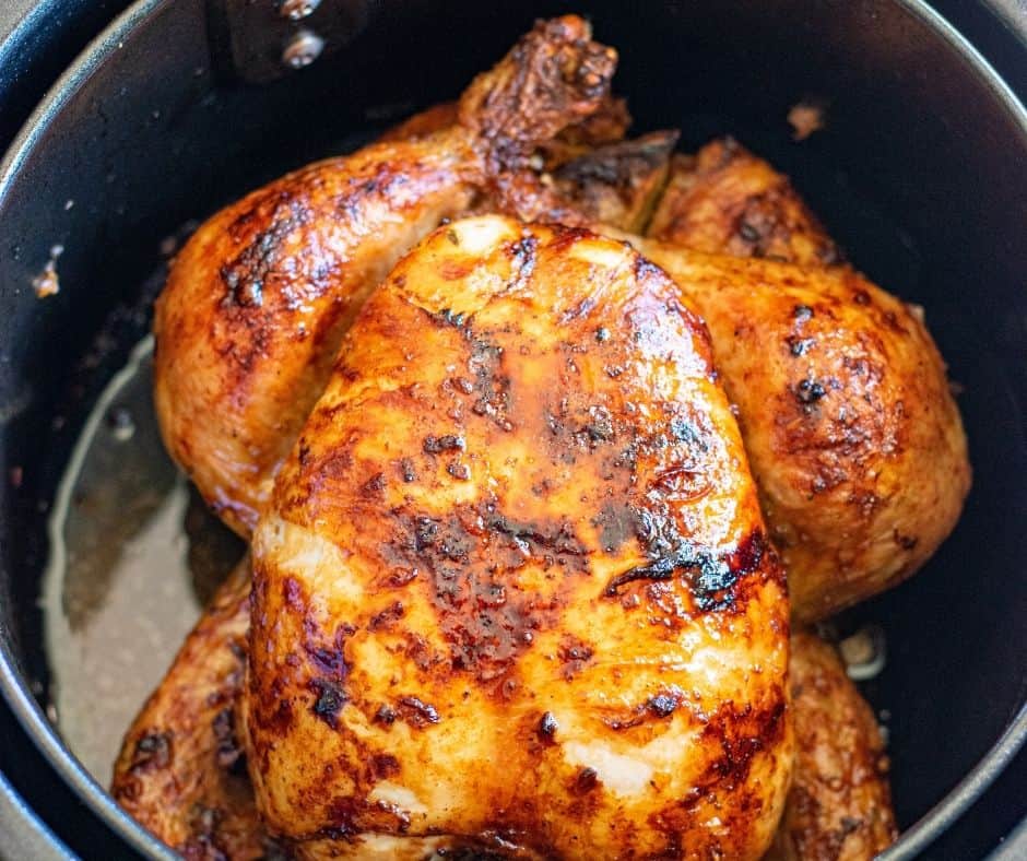 Reheat Rotisserie Chicken in Air Fryer - Fork To Spoon