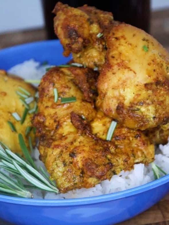 Air Fryer Trader Joe's Shiitake Mushroom Chicken Fork To Spoon