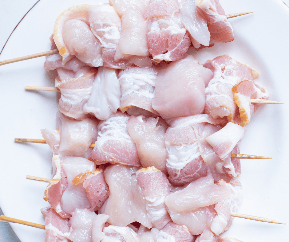 How To Make Air Fryer BBQ Chicken Skewers