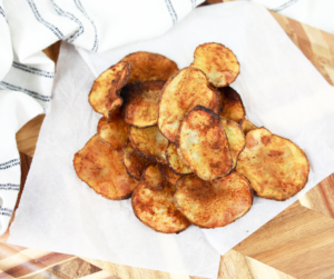 Air Fryer BBQ Potato Chips