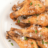 Air Fryer Garlic Parmesan Chicken Legs