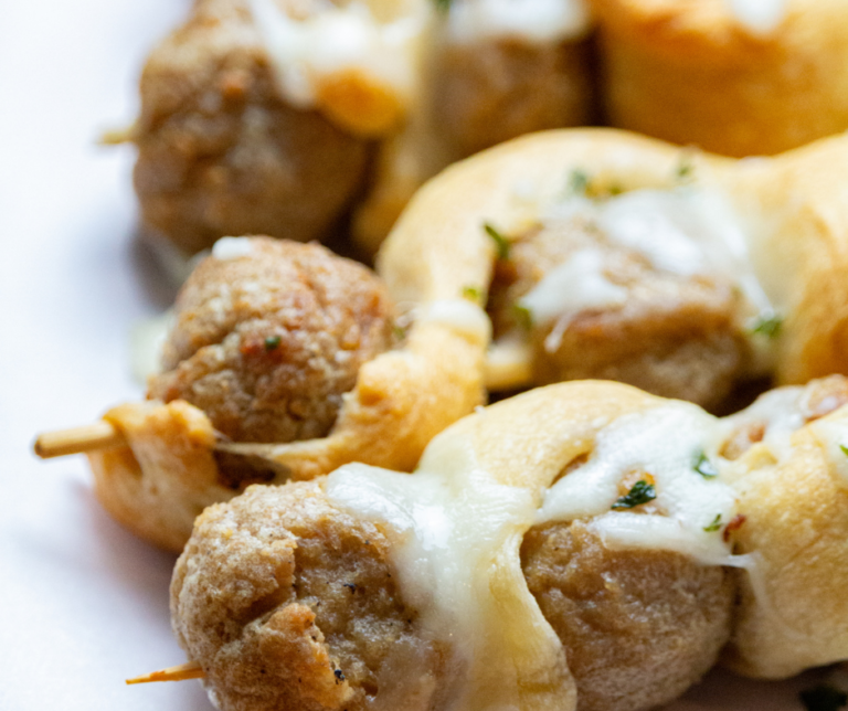 Air Fryer Meatball Sub Skewers Fork To Spoon