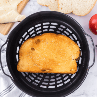 Air Fryer Spanish Manchego Grilled Cheese