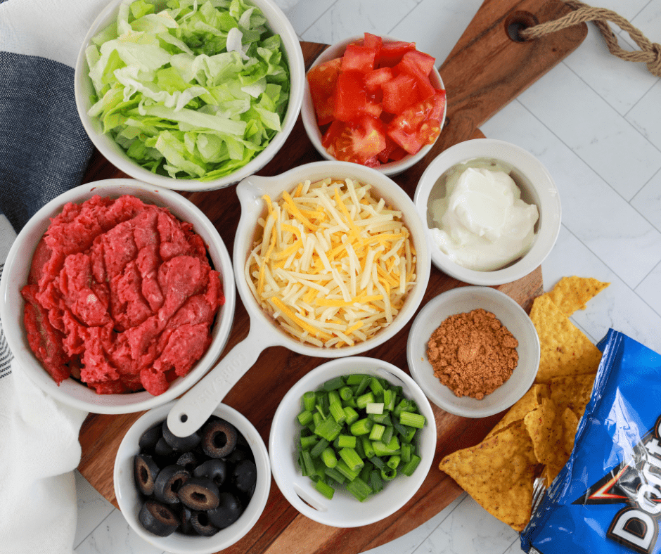 Ingredients Needed For Air Fryer Walking Tacos