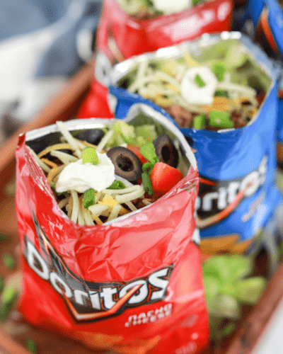 Air Fryer Walking Tacos