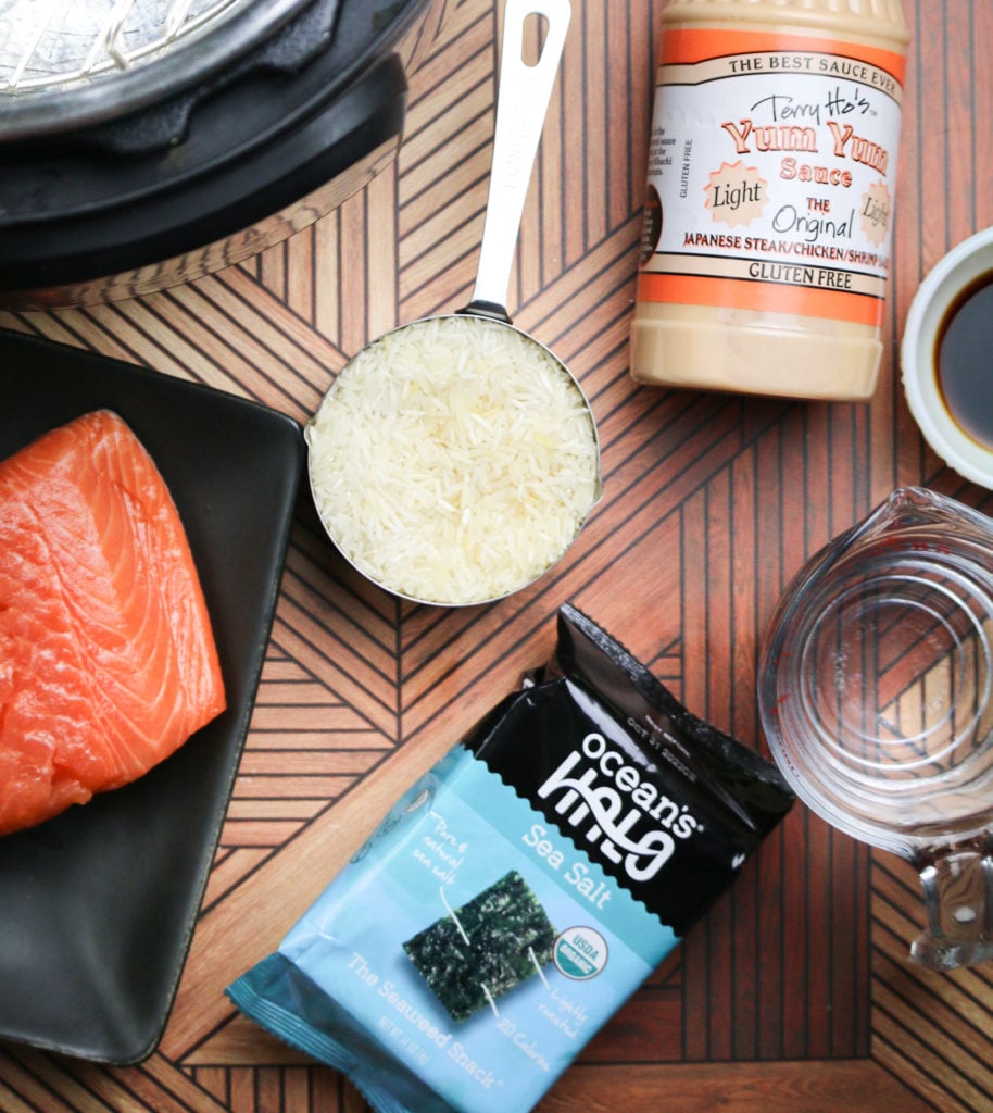 Instant Pot Salmon and Rice