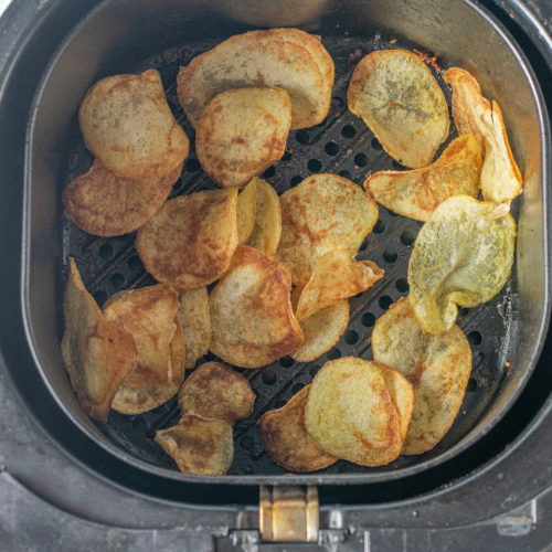 Air Fryer Potato Chips - Fork To Spoon