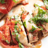 _air fryer caprese chicken