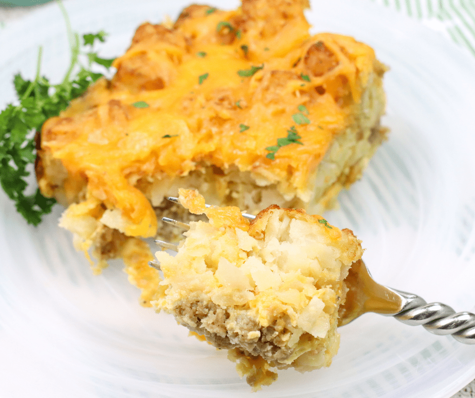 Air Fryer Tater Tot Breakfast Casserole Recipe