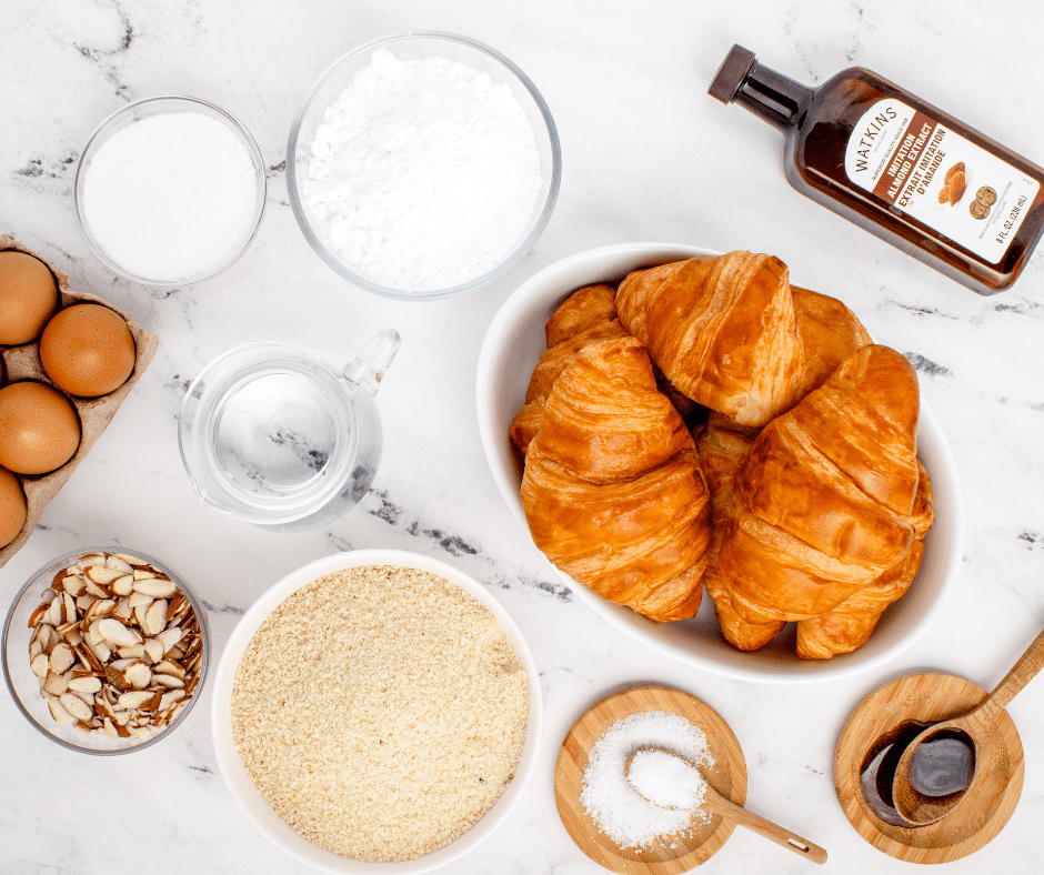 Ingredients Needed For Air Fryer Almond Croissants