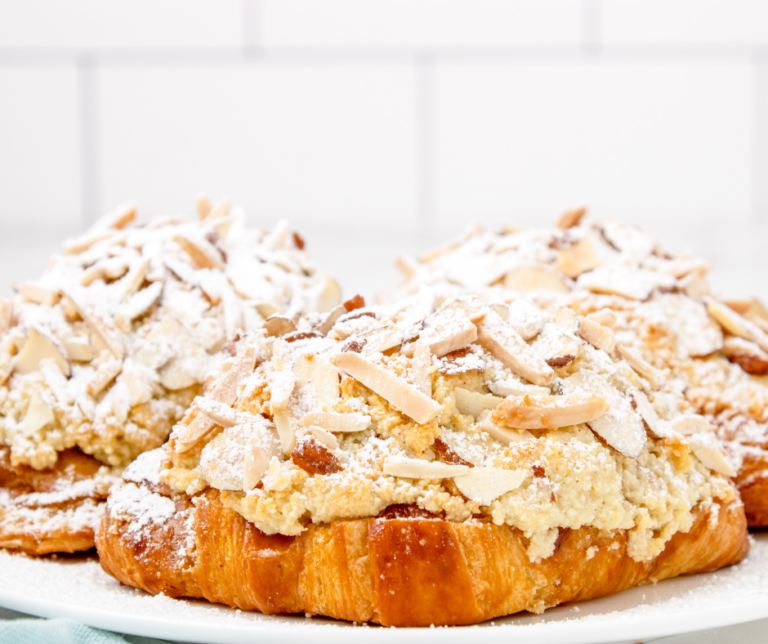 Air Fryer Almond Croissants Fork To Spoon
