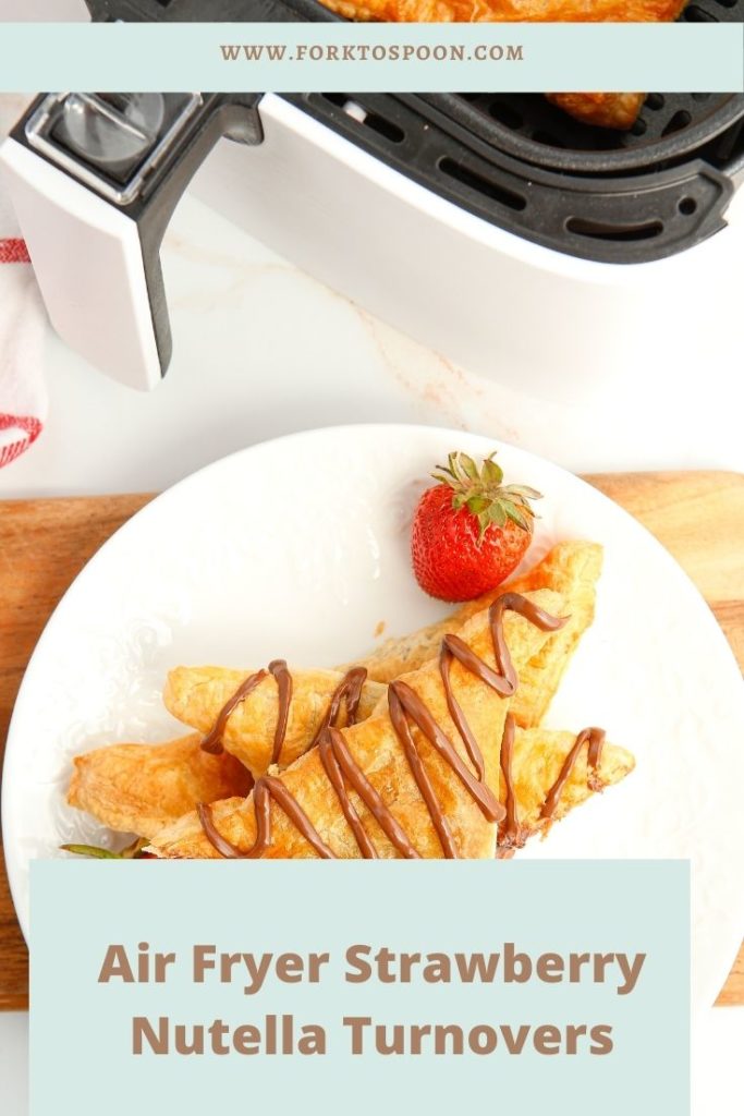 Air Fryer Strawberry Nutella Turnovers