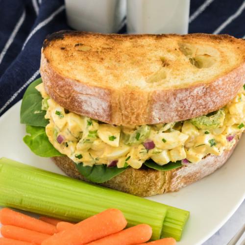 Air Fryer Egg Salad Sandwiches - Fork To Spoon