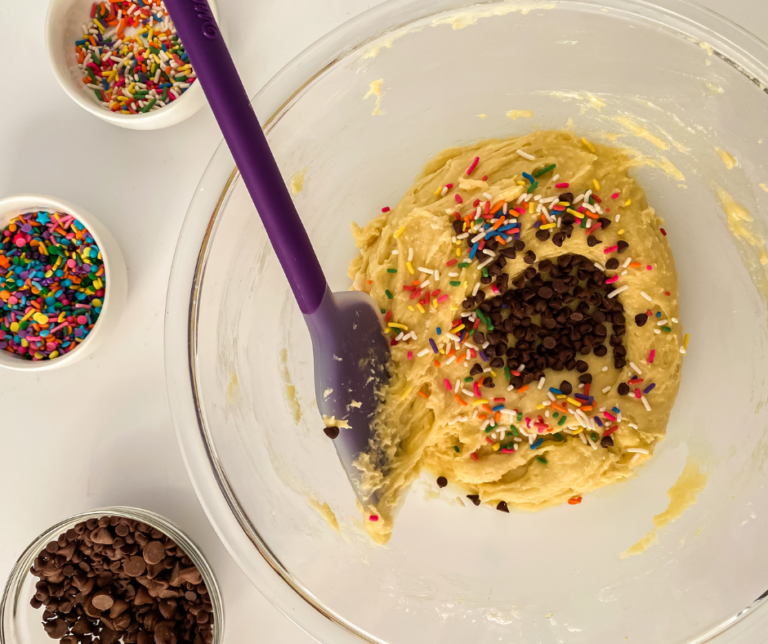 Air Fryer Funfetti Cookies Fork To Spoon