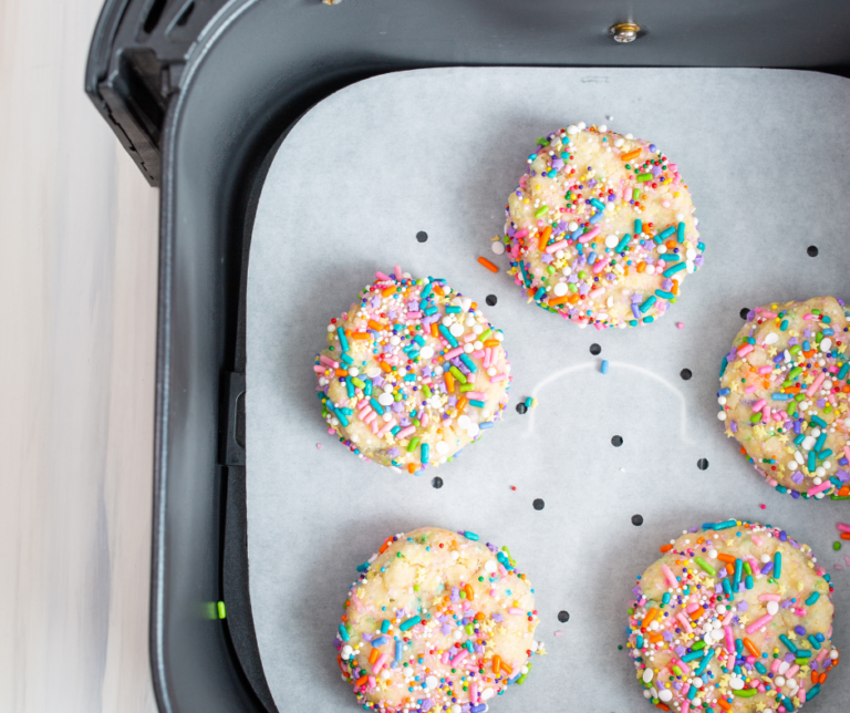 Air Fryer Funfetti Cookies Fork To Spoon